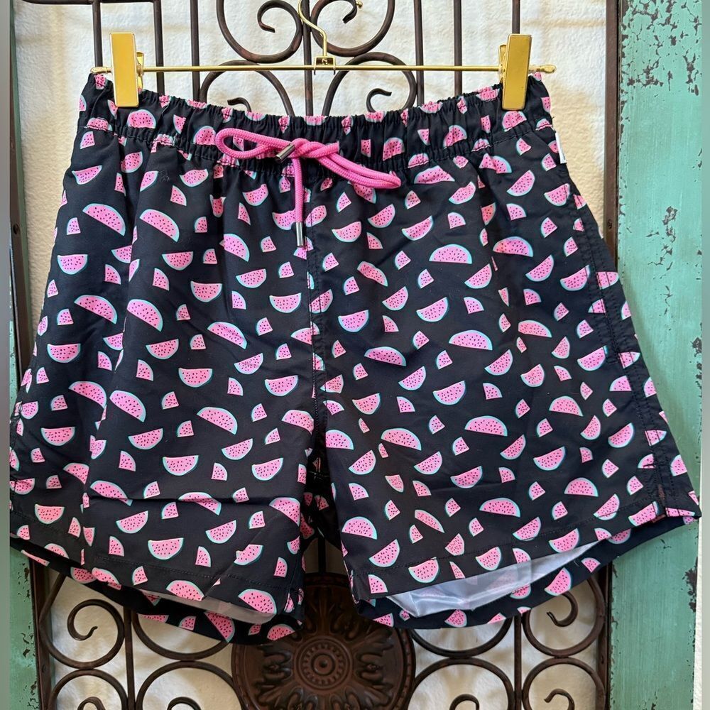 Watermelon Print Swim Shorts Men's small. Lined never been worn.